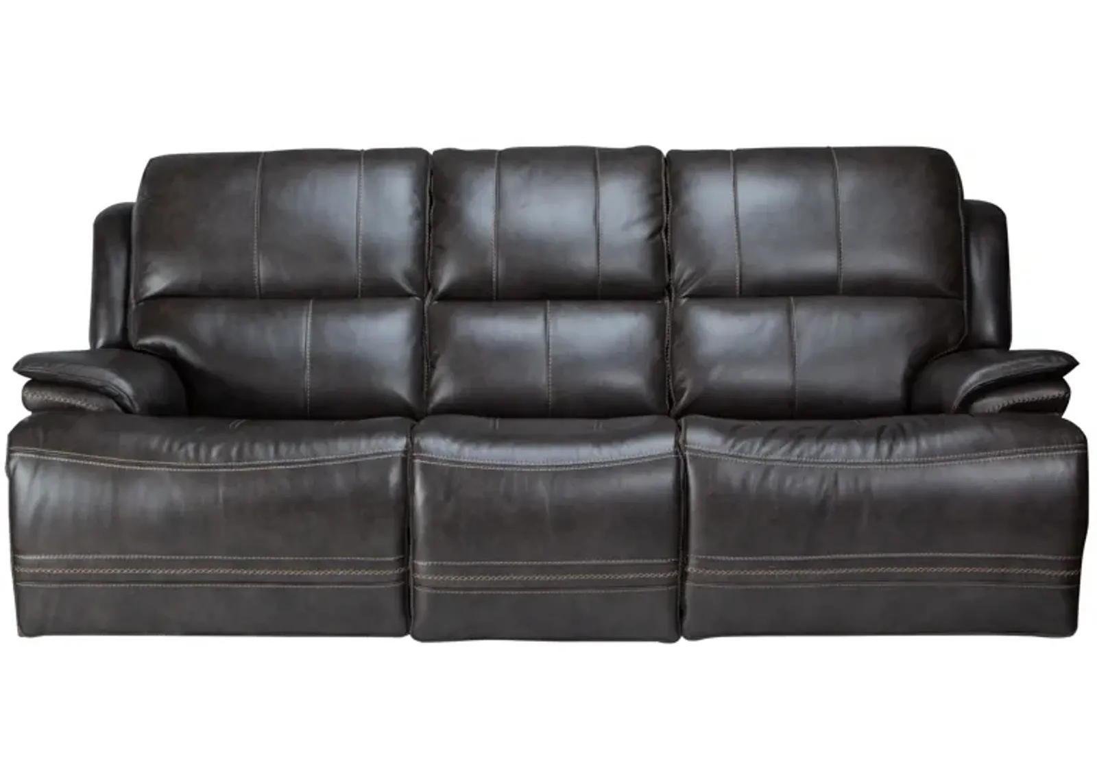 Juno Leather Dual Power Reclining Sofa