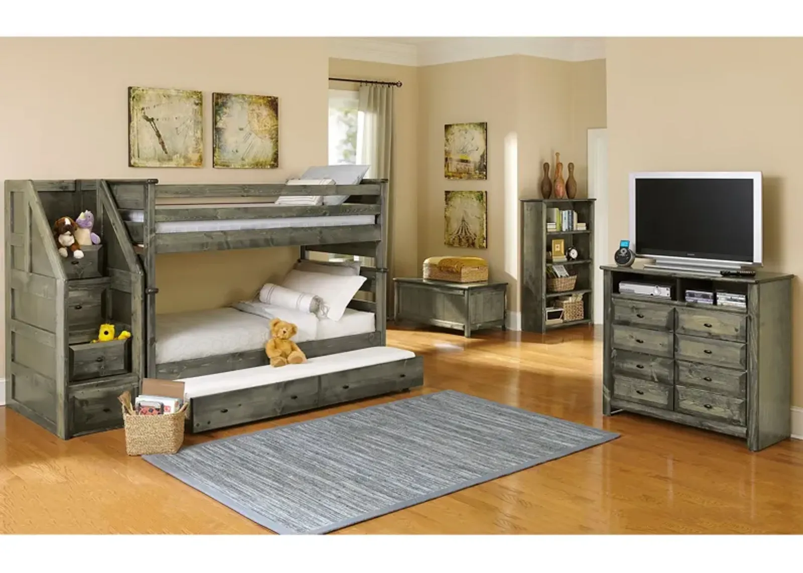 Laguna Grey Mattress Trundle