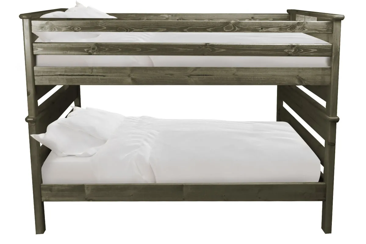 Laguna Grey Twin-Over-Twin Bunk Bed