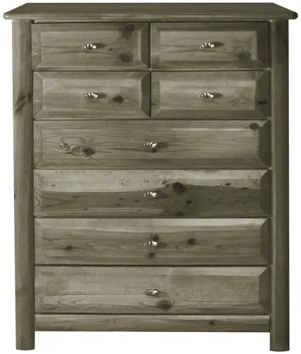 Laguna 8-Drawer Grey Chest