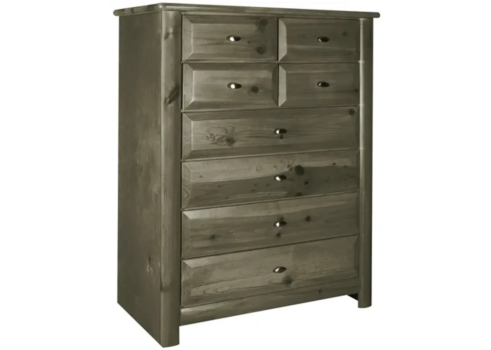 Laguna 8-Drawer Grey Chest