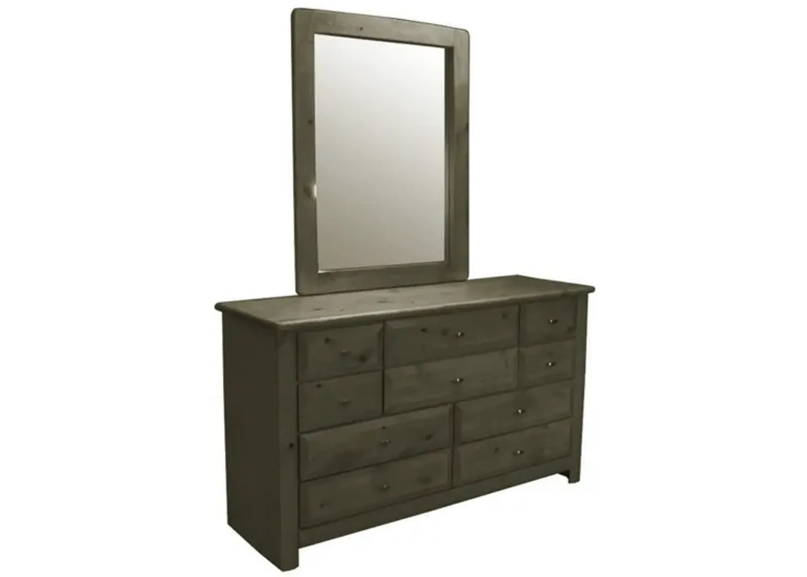 Laguna Grey Dresser + Mirror