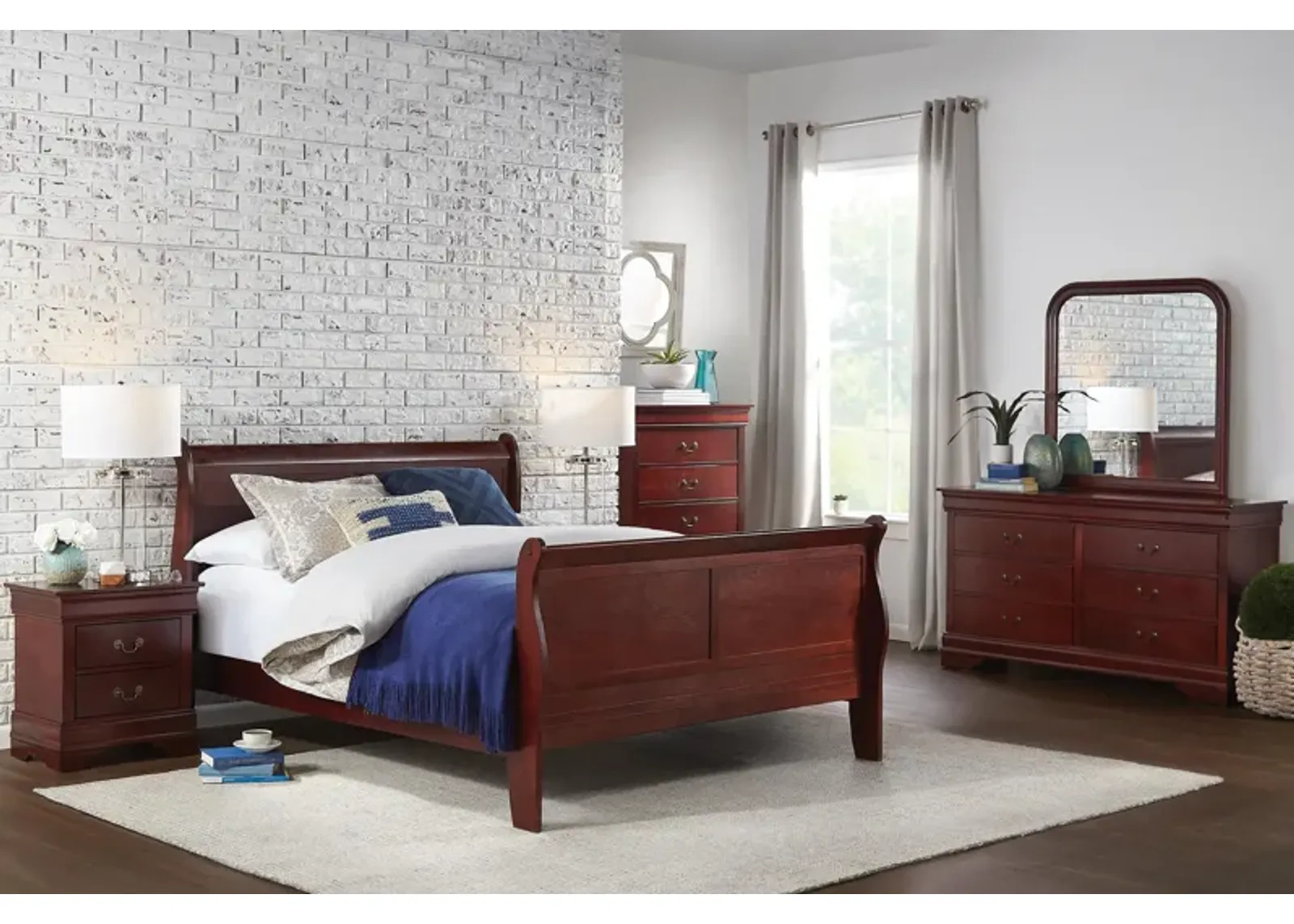 Louis 5-Piece Twin Bedroom Set