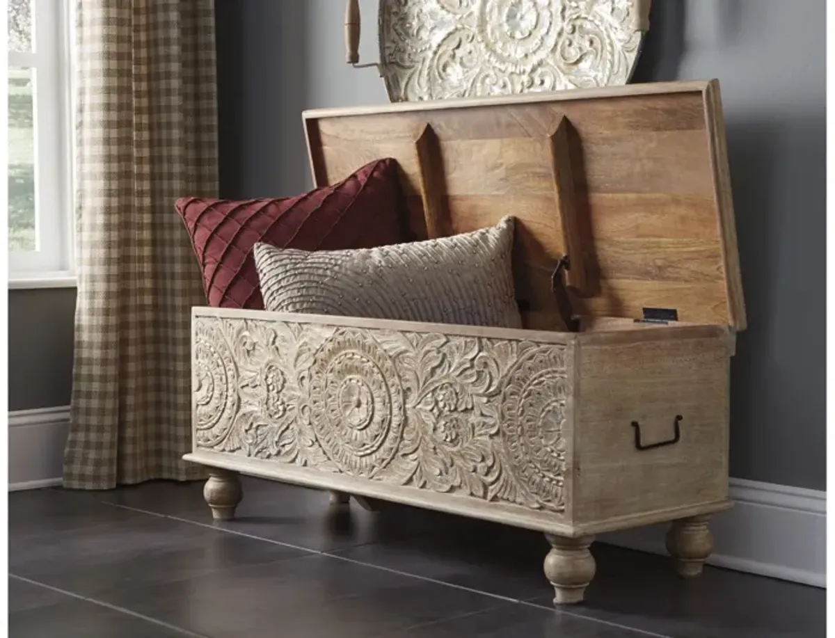 Fossil Ridge Storage Bench by Ashley
