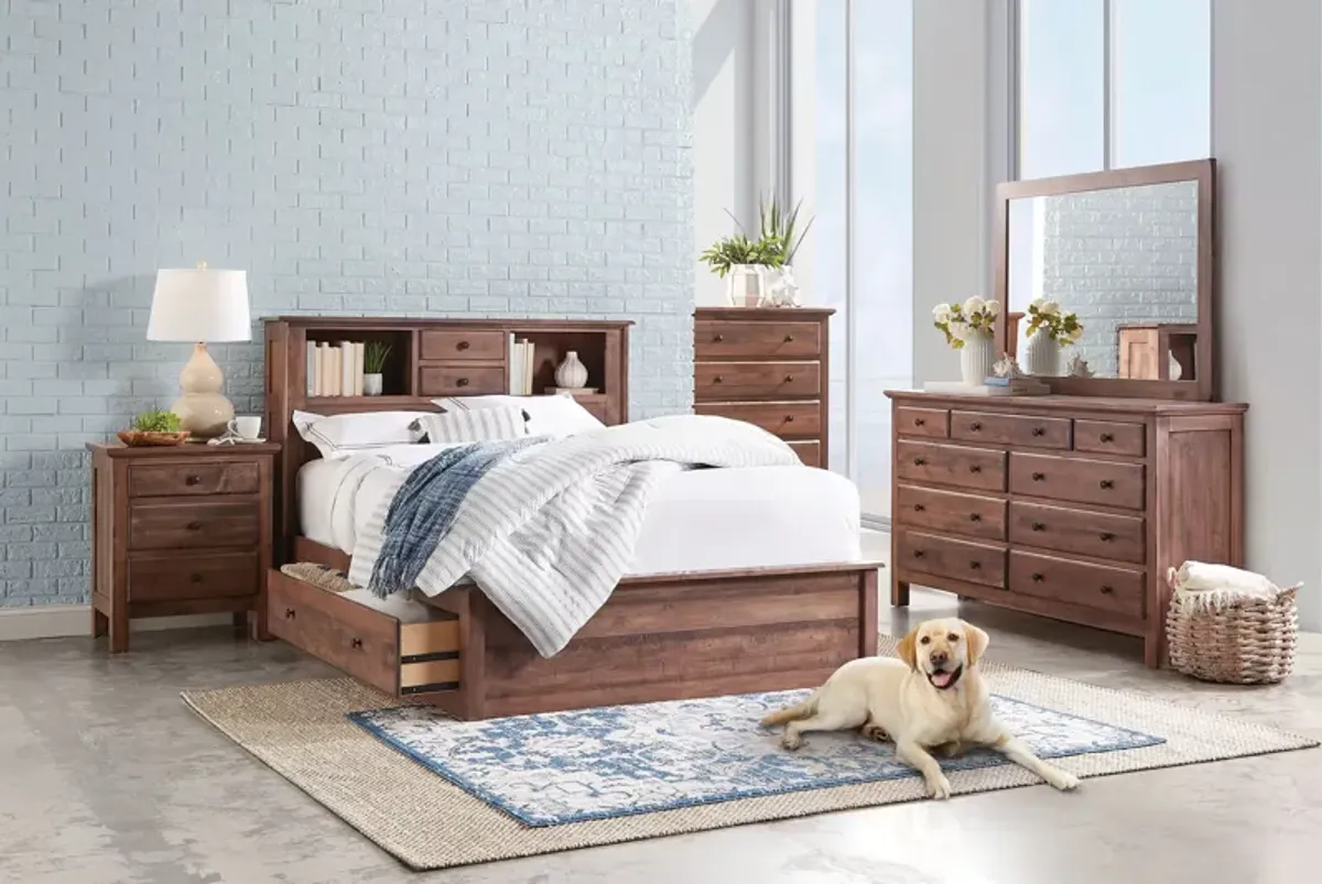 Lewiston Queen Storage Bed by Daniel's Amish