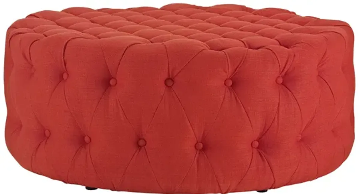 Amour Ottoman in Atomic Red