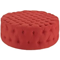 Amour Ottoman in Atomic Red