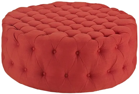 Amour Ottoman in Atomic Red