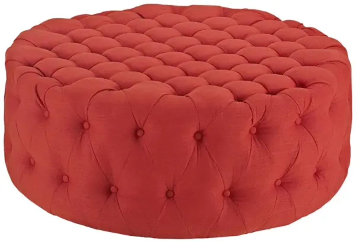 Amour Ottoman in Atomic Red