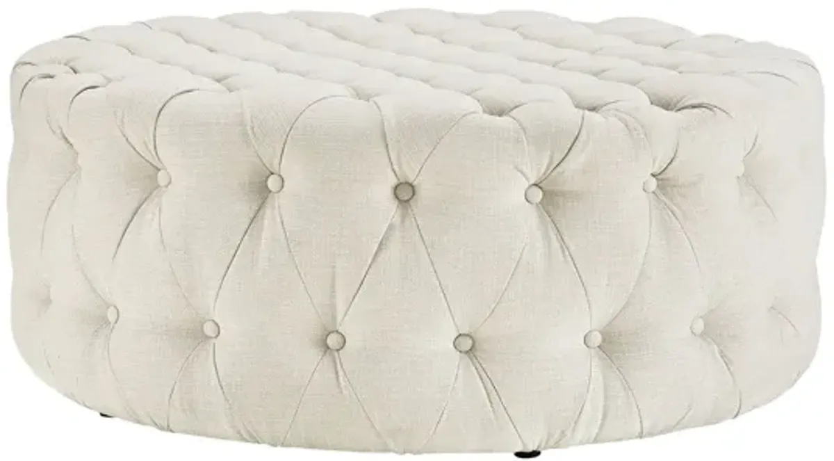 Amour Ottoman in Beige