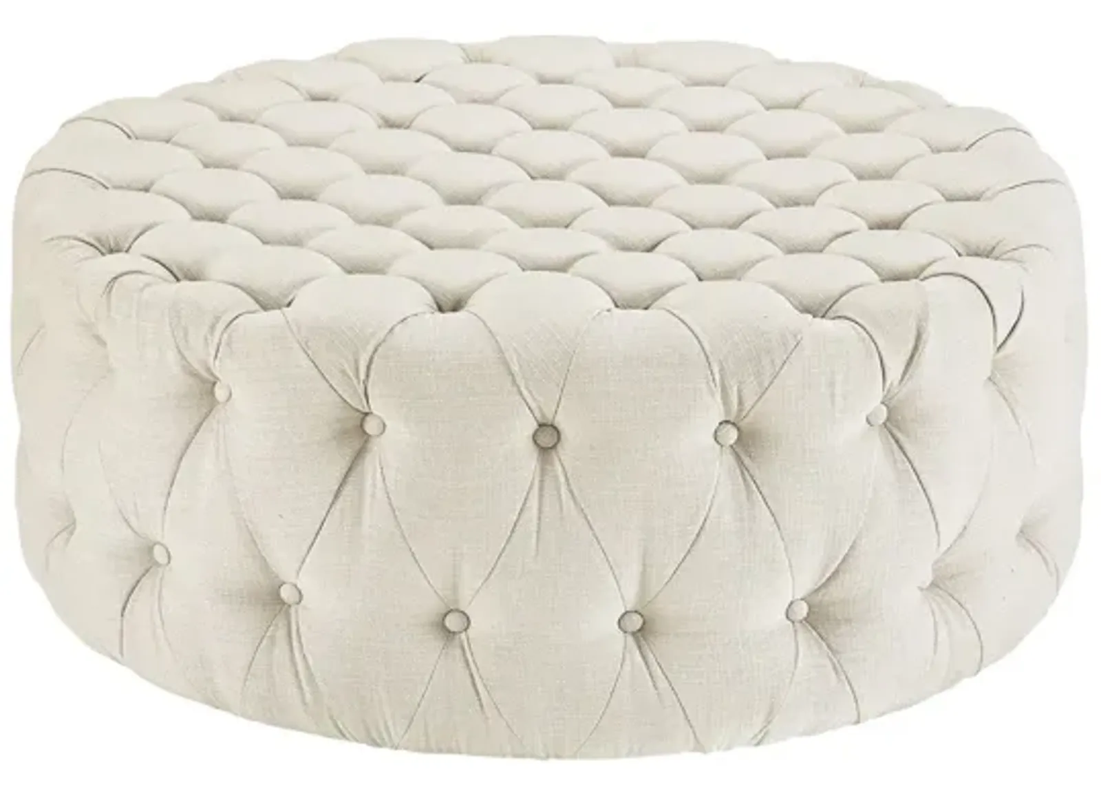 Amour Ottoman in Beige