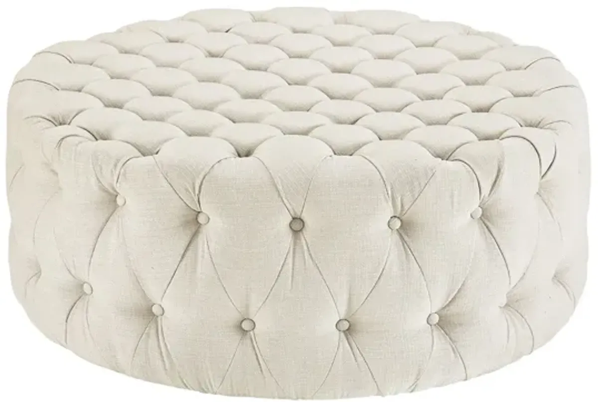 Amour Ottoman in Beige