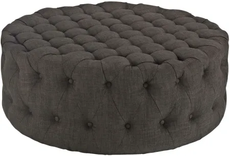 Amour Ottoman in Brown