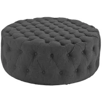 Amour Ottoman in Gray