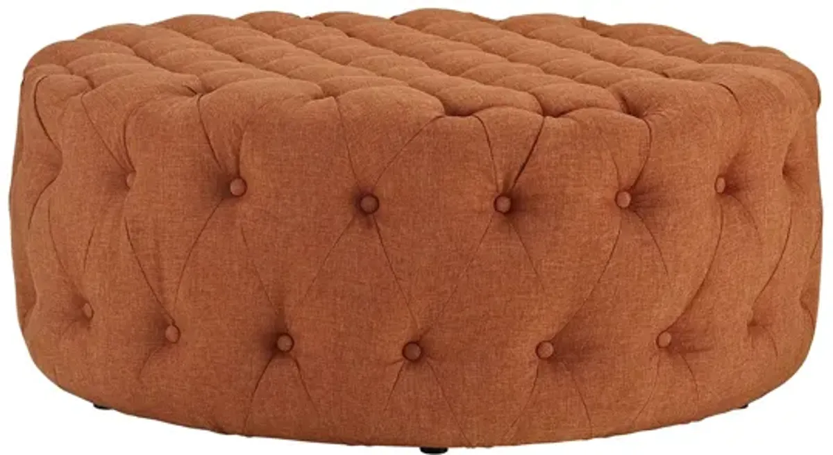 Amour Ottoman in Orange