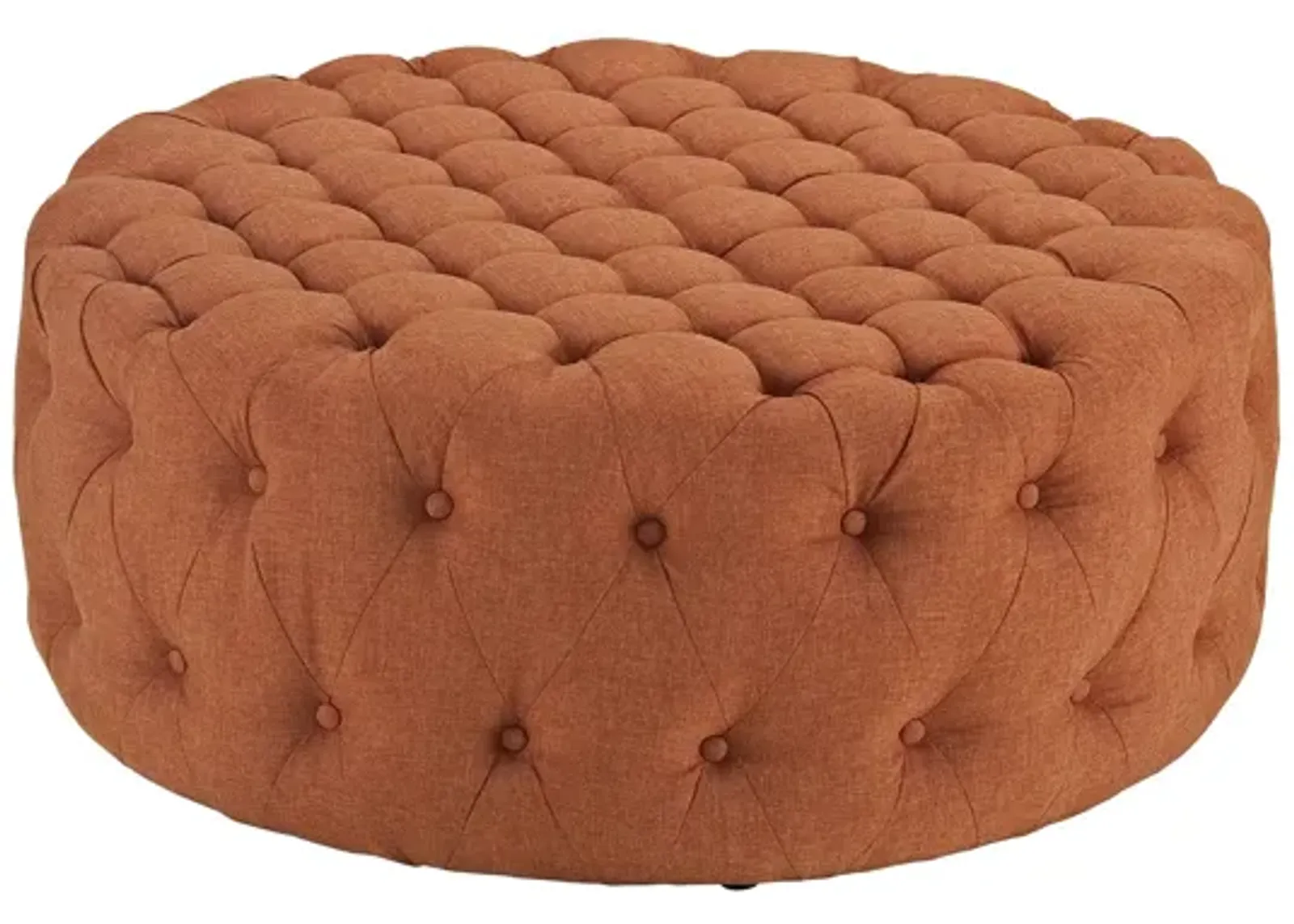 Amour Ottoman in Orange