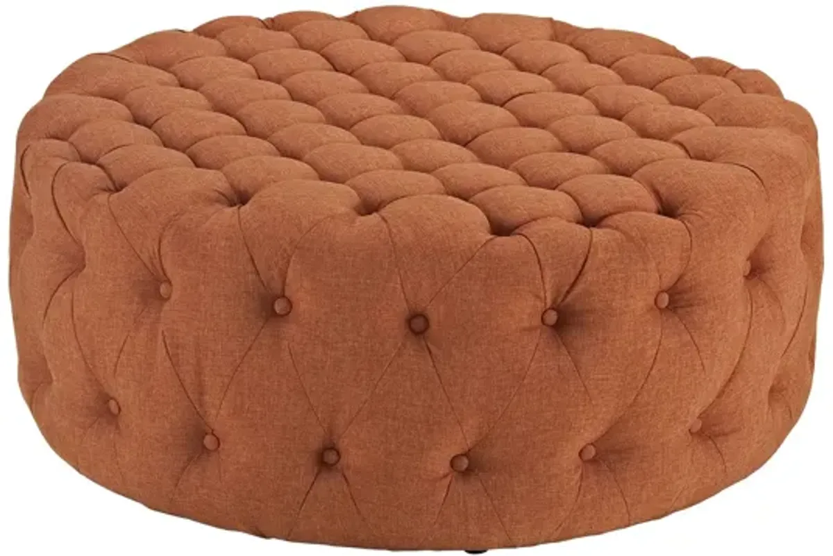 Amour Ottoman in Orange