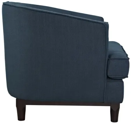 Coast Upholstered Armchair in Azure