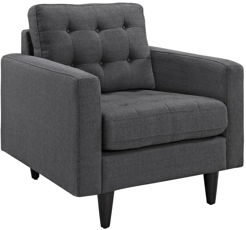 Empress Armchair in Grey