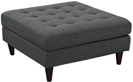 Empress Large Ottoman in Gray