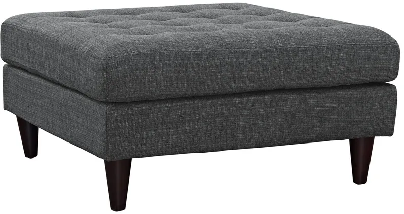 Empress Large Ottoman in Gray