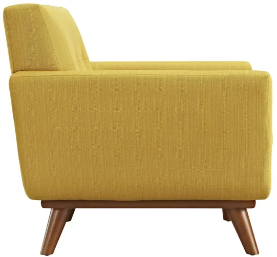 Engage Upholstered Fabric Armchair in Citrus