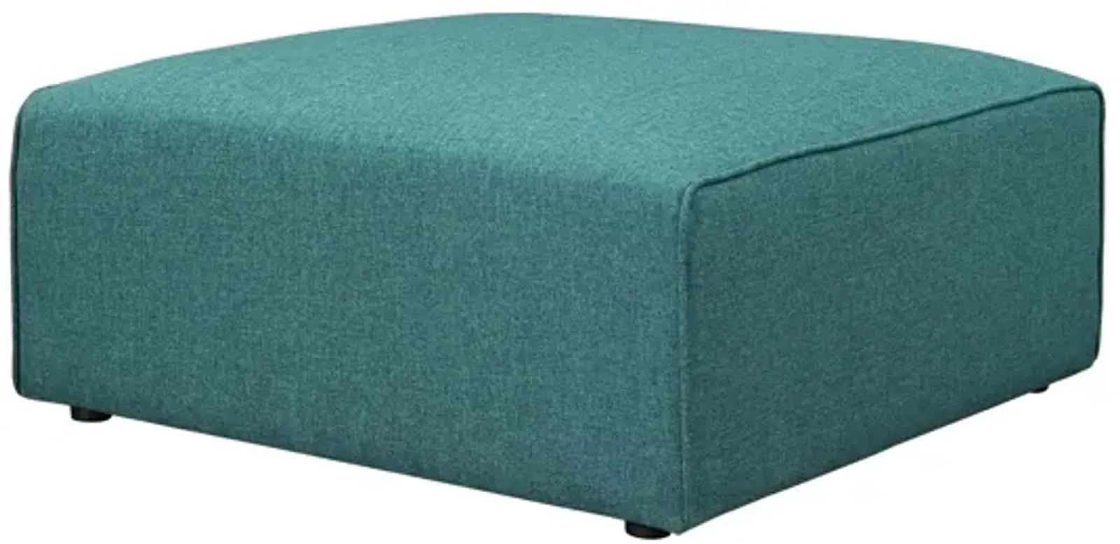 Mingle Fabric Ottoman in Teal