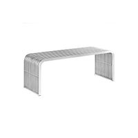 Pipe 47" Stainless Steel Bench