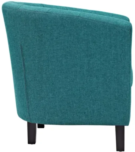 Prospect Upholstered Fabric Armchair in Teal