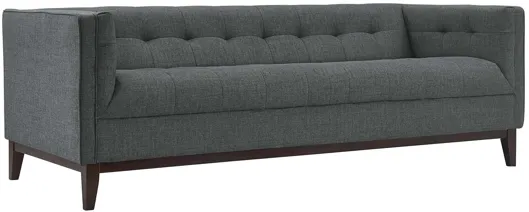 Serve Upholstered Sofa in Gray