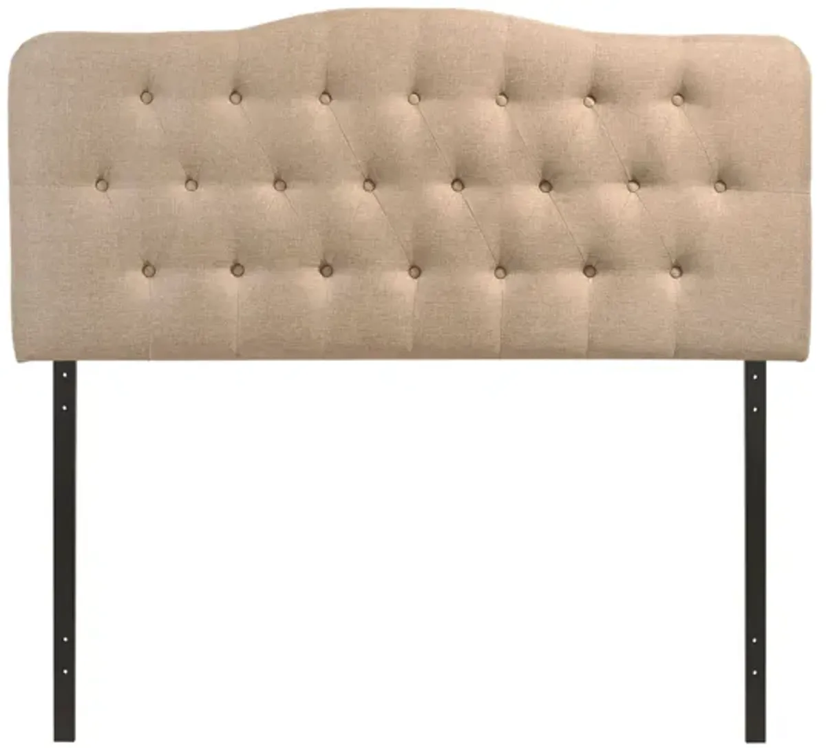 Annabel Full Upholstered Headboard in Beige