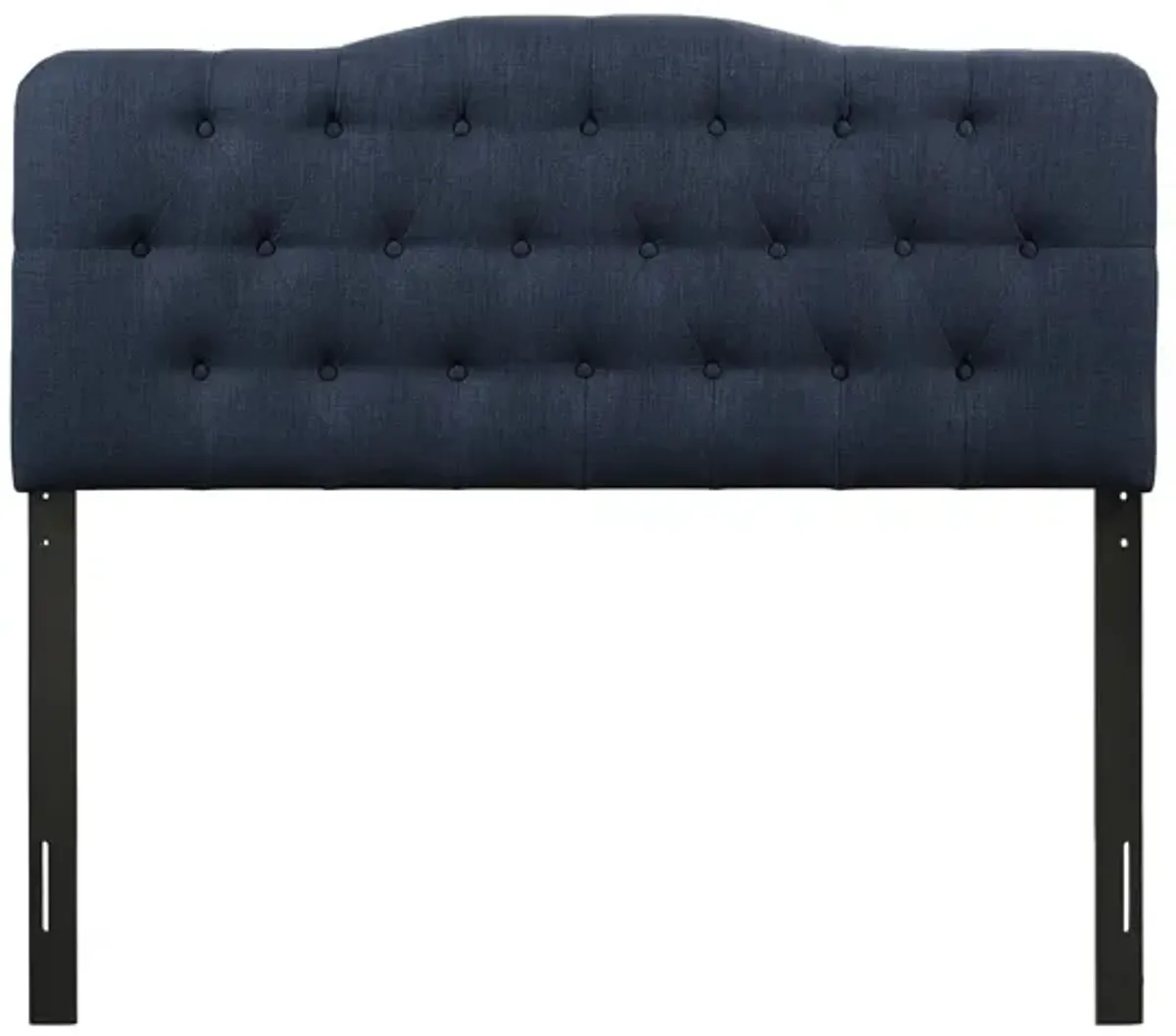 Annabel Full Upholstered Headboard in Navy