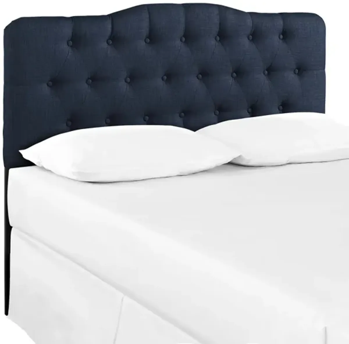 Annabel Full Upholstered Headboard in Navy