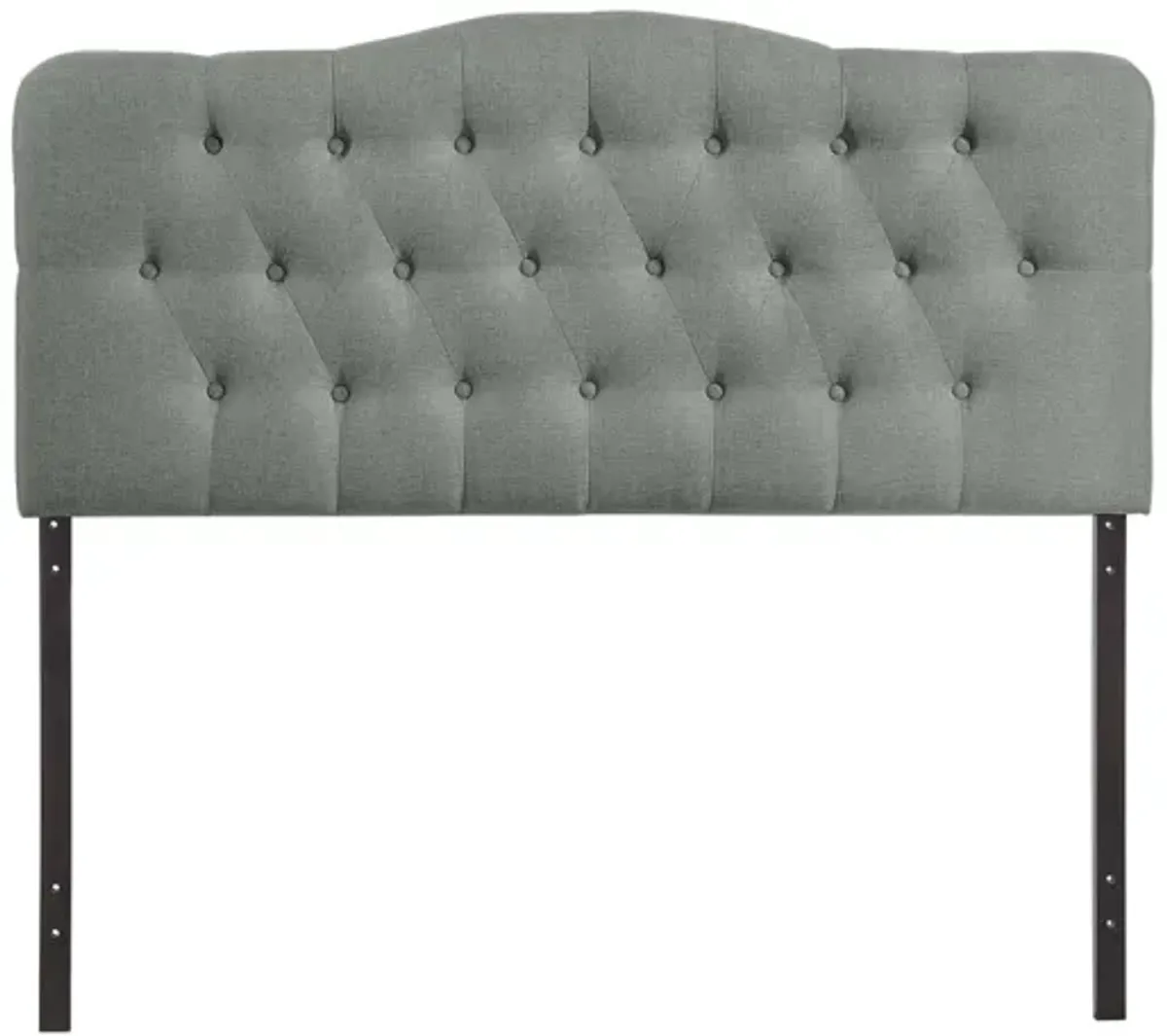 Annabel King Upholstered Headboard in Grey