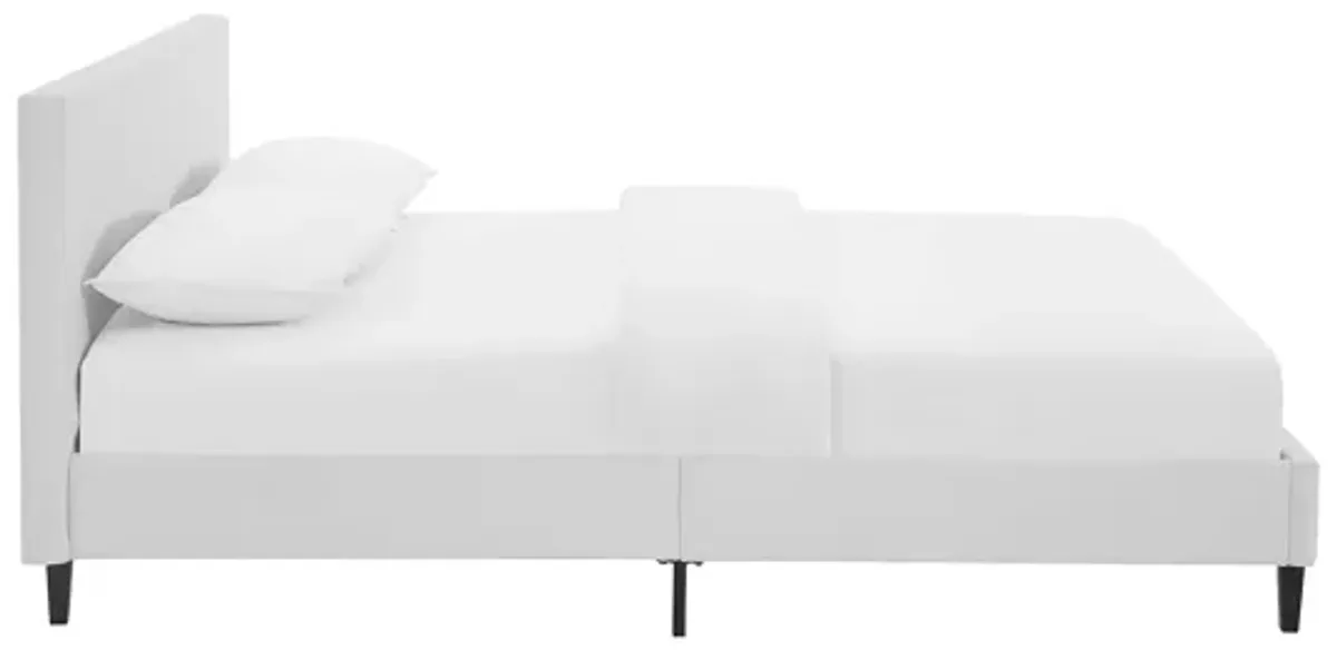 Anya Full Bed in White