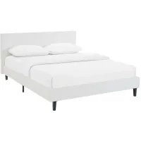 Anya Full Bed in White