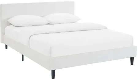 Anya Full Bed in White