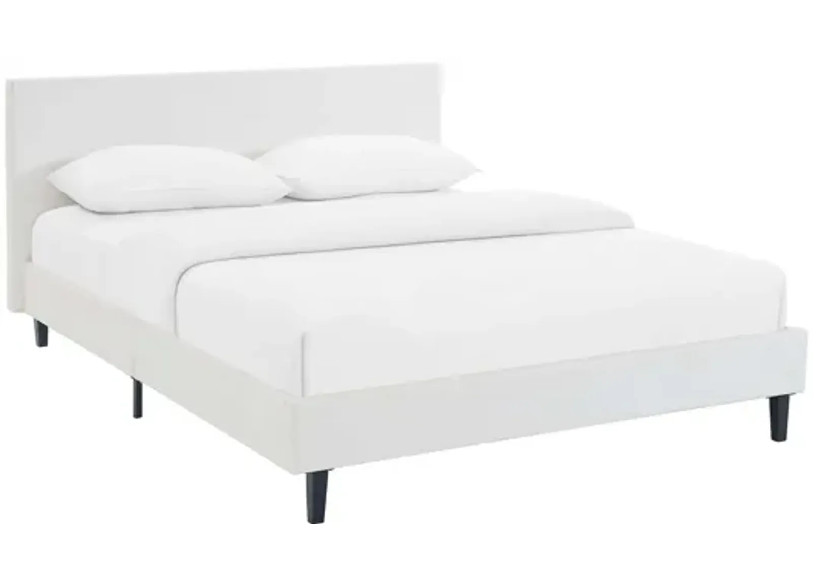 Anya Full Bed in White