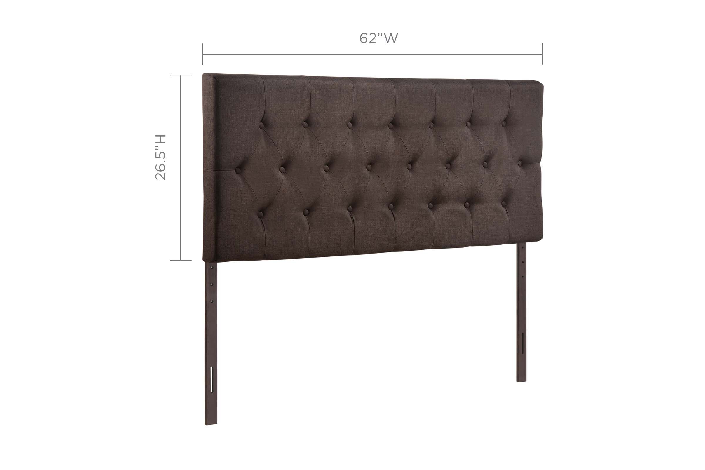 Clique Queen Headboard in Dark Brown
