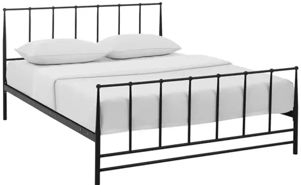 Estate King Bed in Brown