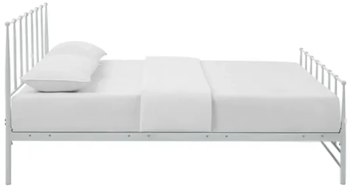 Estate King Bed in White