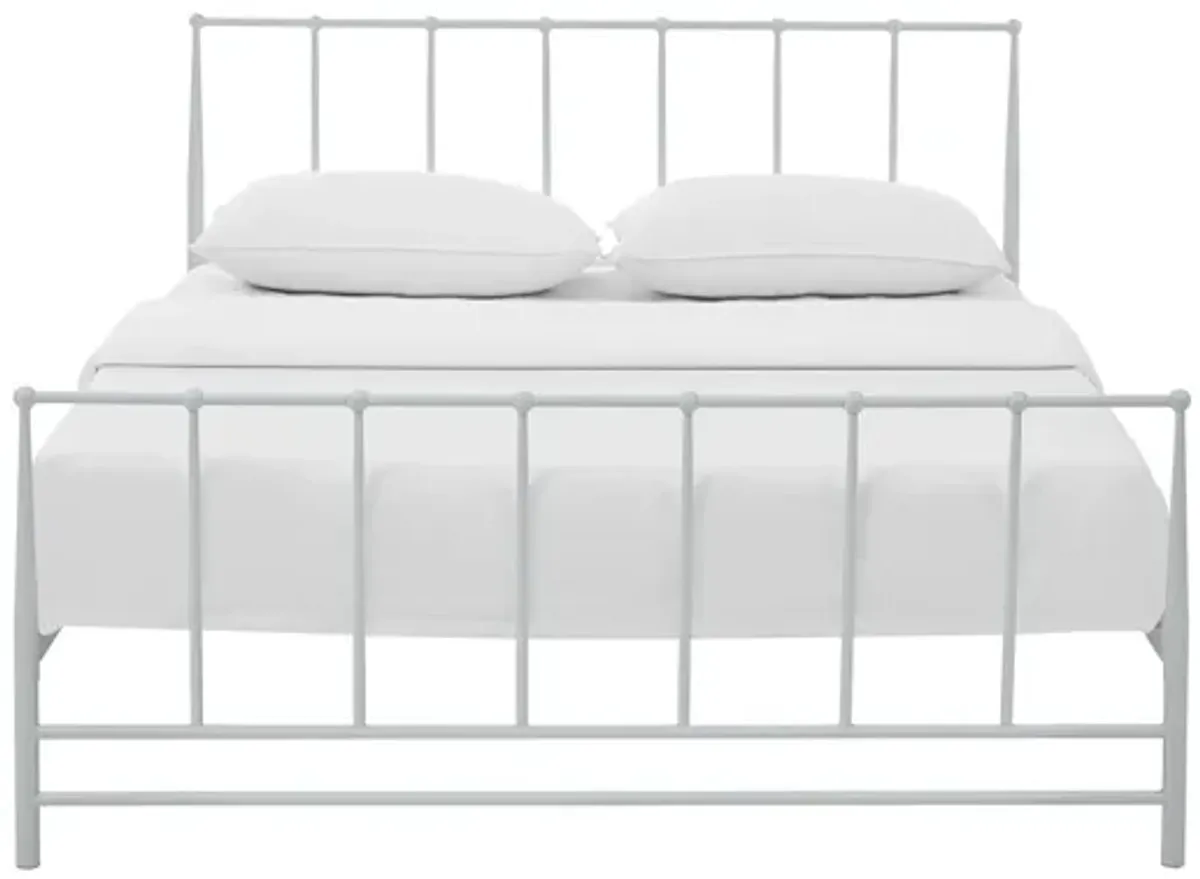 Estate King Bed in White