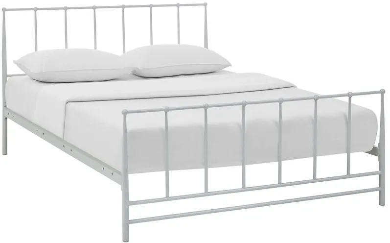 Estate King Bed in White