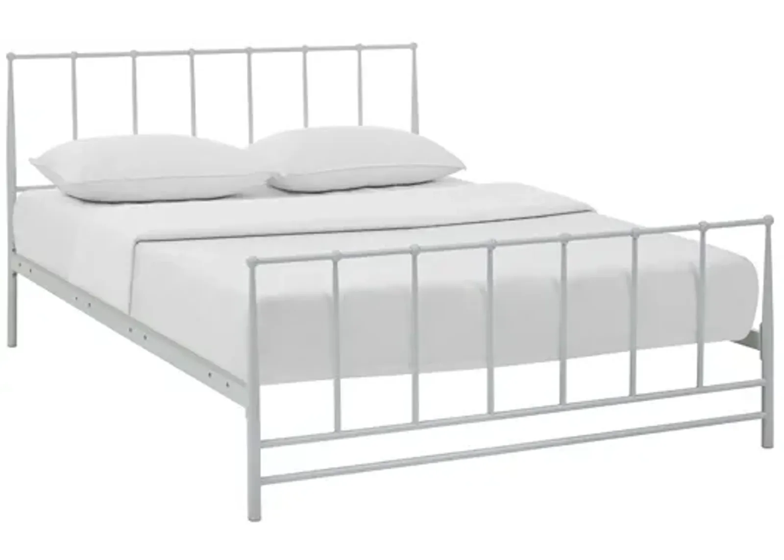 Estate King Bed in White