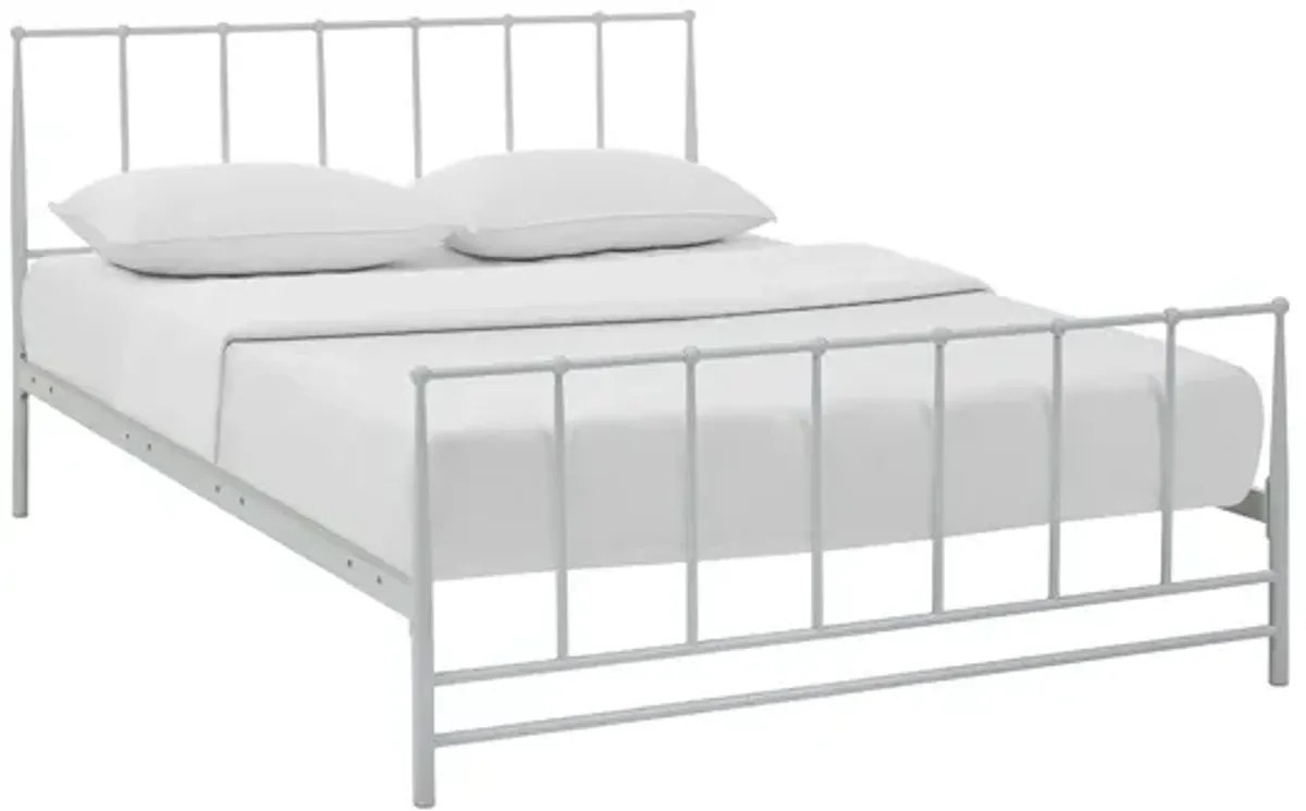 Estate King Bed in White