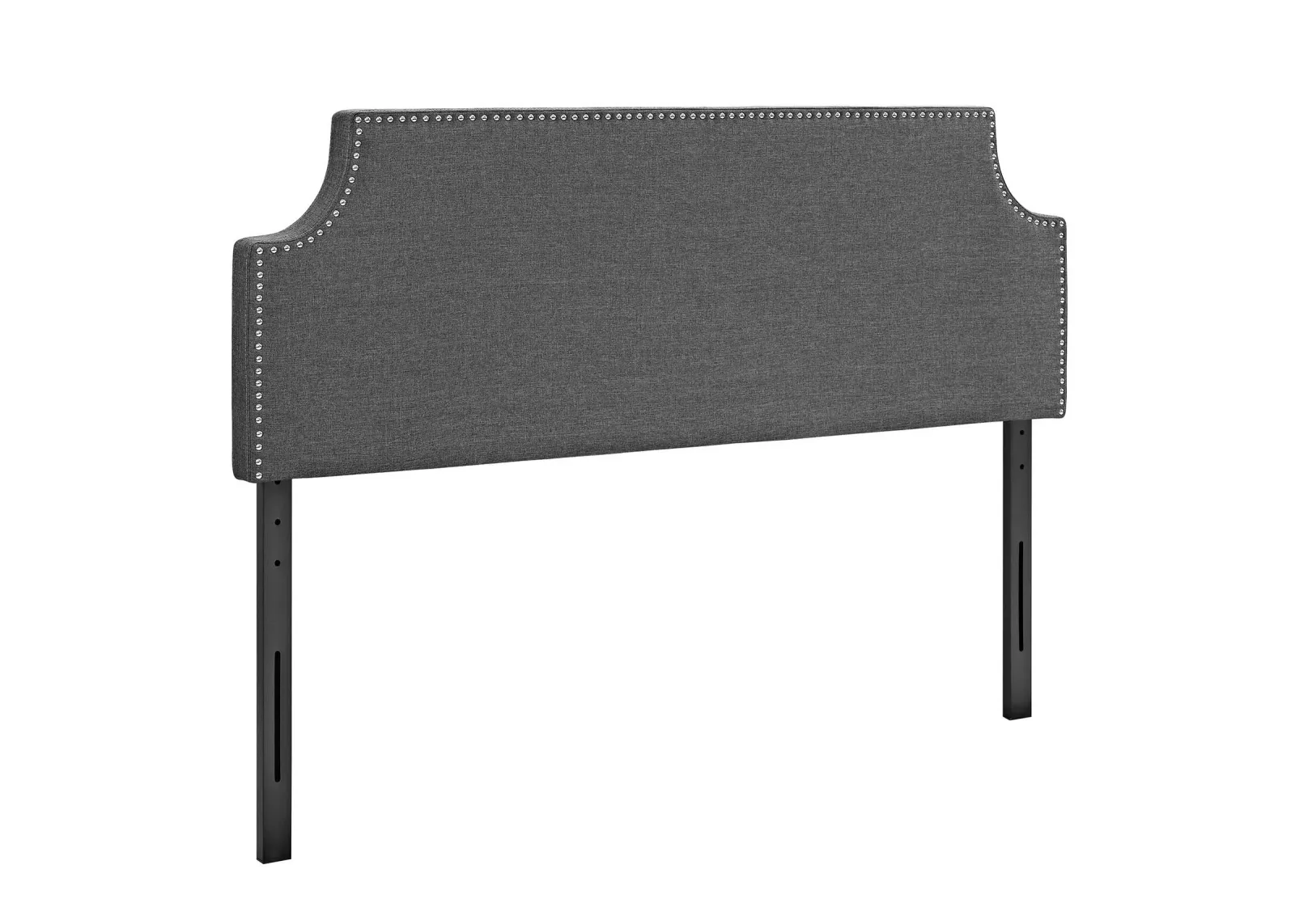 Laura Full Upholstered Fabric Headboard in Grey