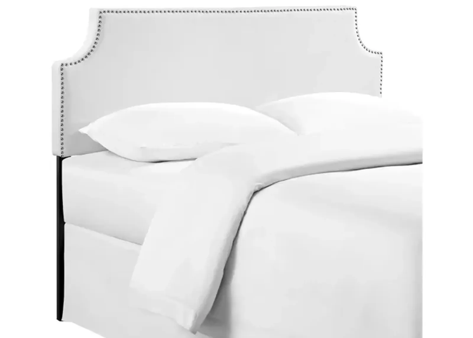 Laura King Upholstered Headboard in White