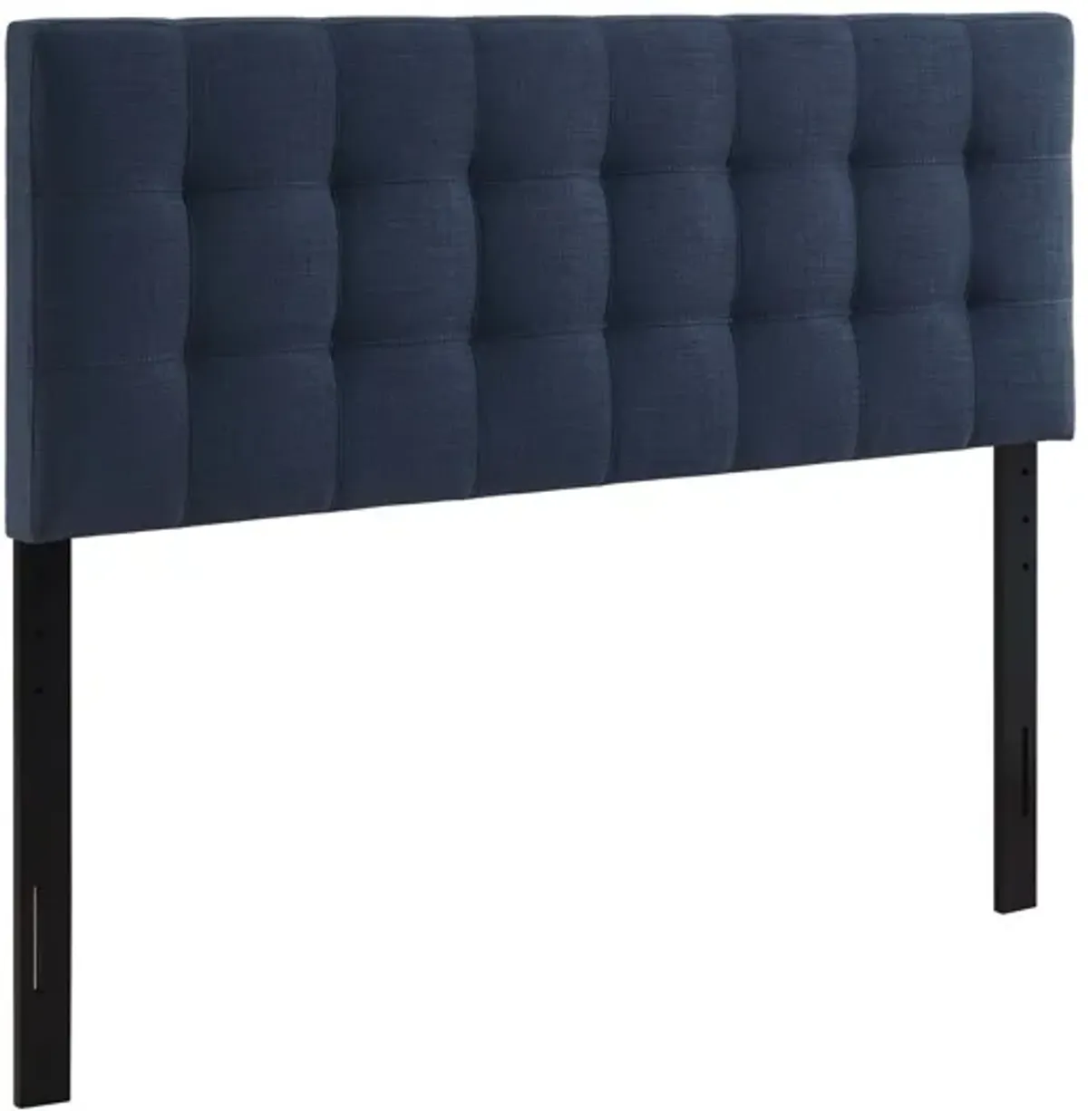 Lily Full Upholstered Fabric Headboard in Navy