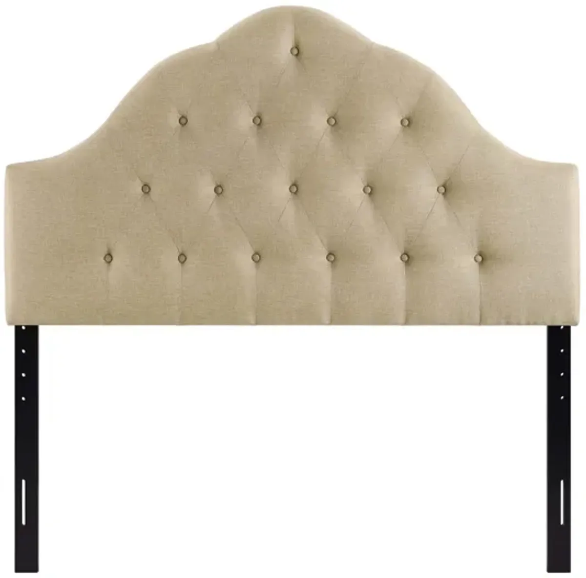 Sovereign King Upholstered Fabric Headboard in Beige