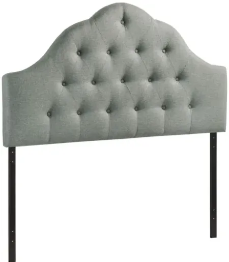 Sovereign King Upholstered Fabric Headboard in Grey